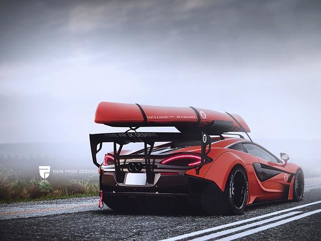 Rain Prisk Designs построили McLaren с байдаркой